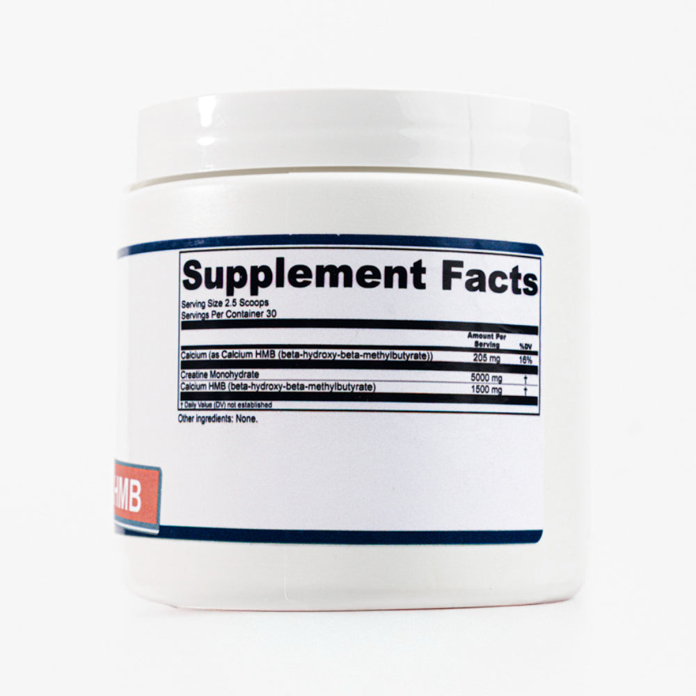 Doctor Rogers Performance Creatine Supplement Facts Label