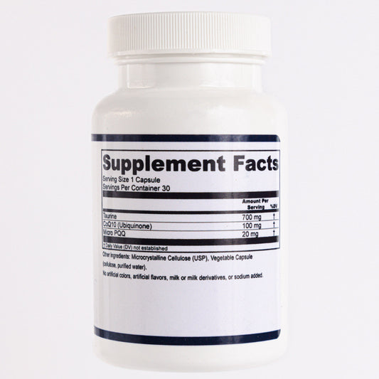 Doctor Rogers Energy Complex supplement facts label