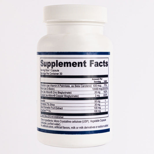 Doctor Rogers Healthy Happy Hair supplement facts label