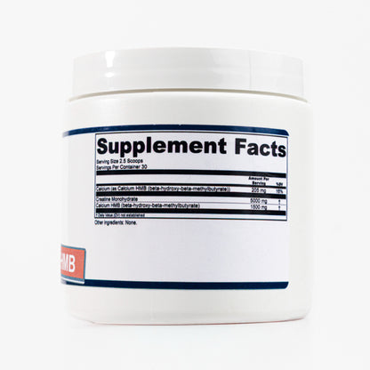 Doctor Rogers Performance Creatine Supplement Facts Label 