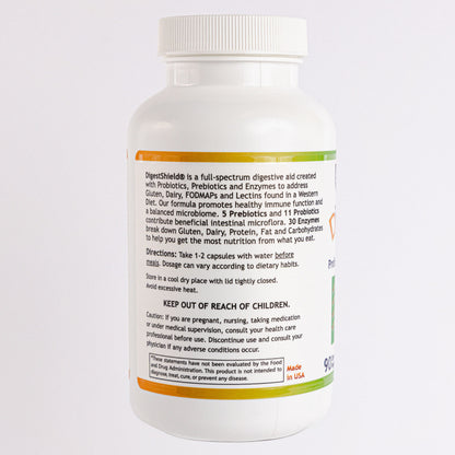DigestShield bottle angle view
