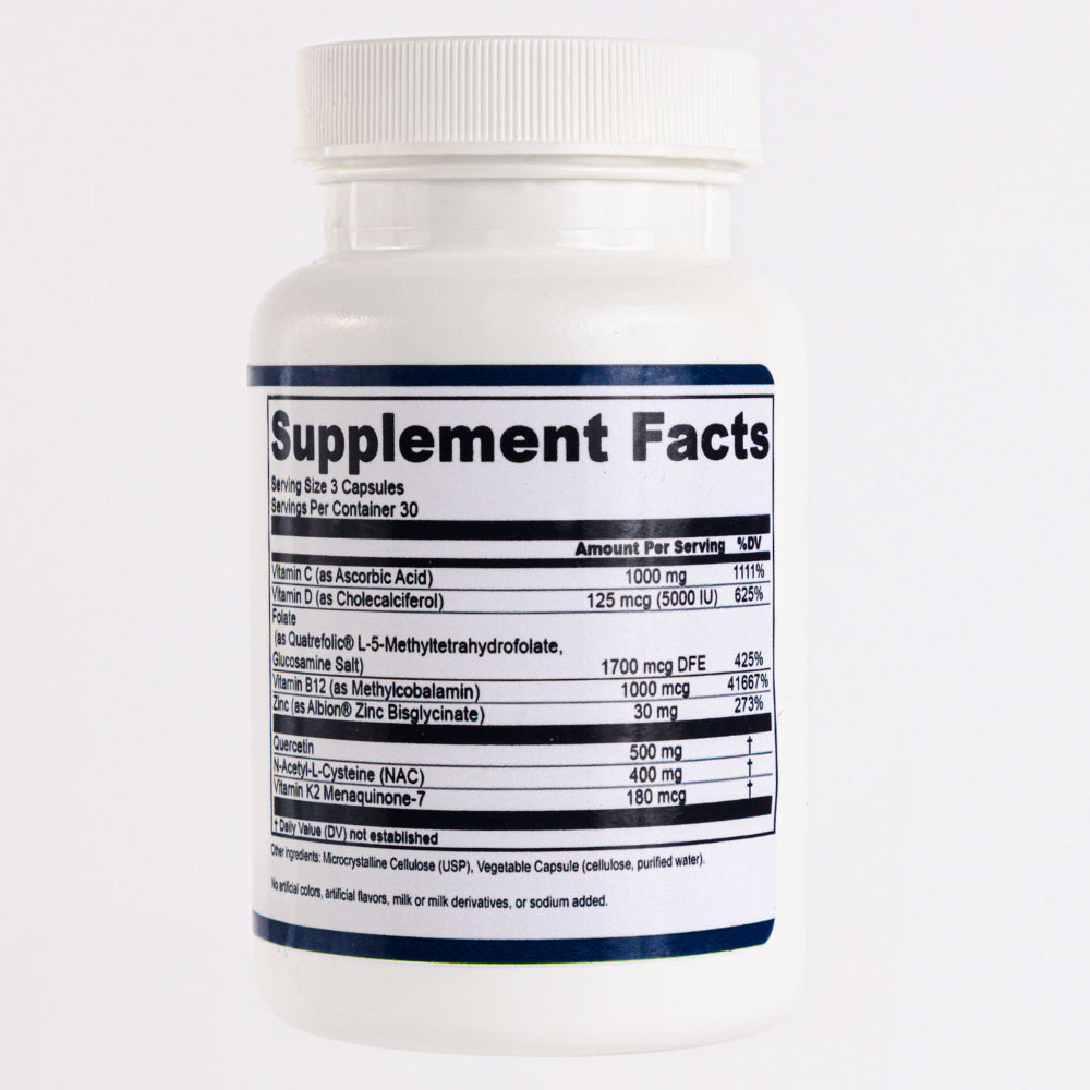Doctor Rogers Immune Complex supplement facts label