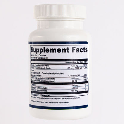 Doctor Rogers Immune Complex supplement facts label
