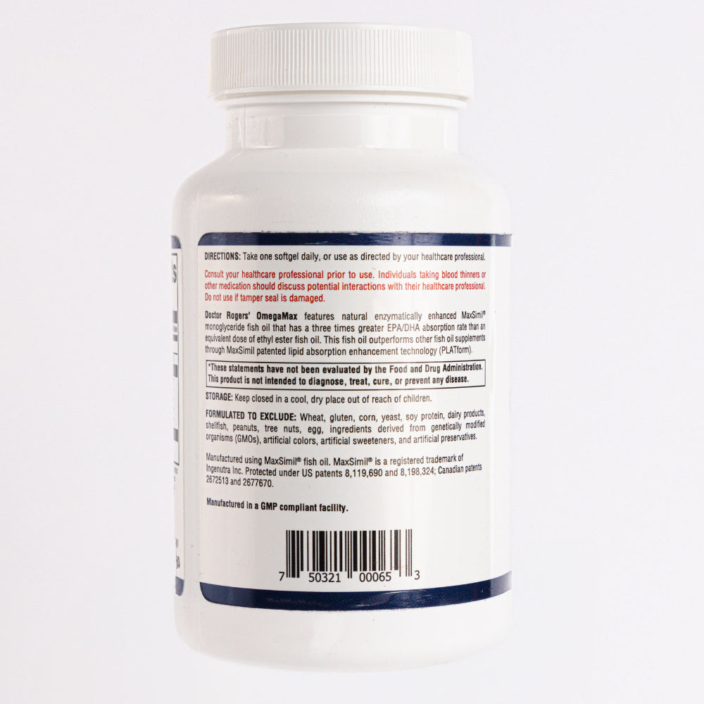 Doctor Rogers OmegaMax bottle angle view