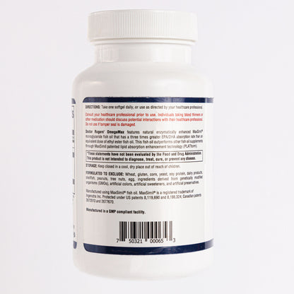 Doctor Rogers OmegaMax bottle angle view