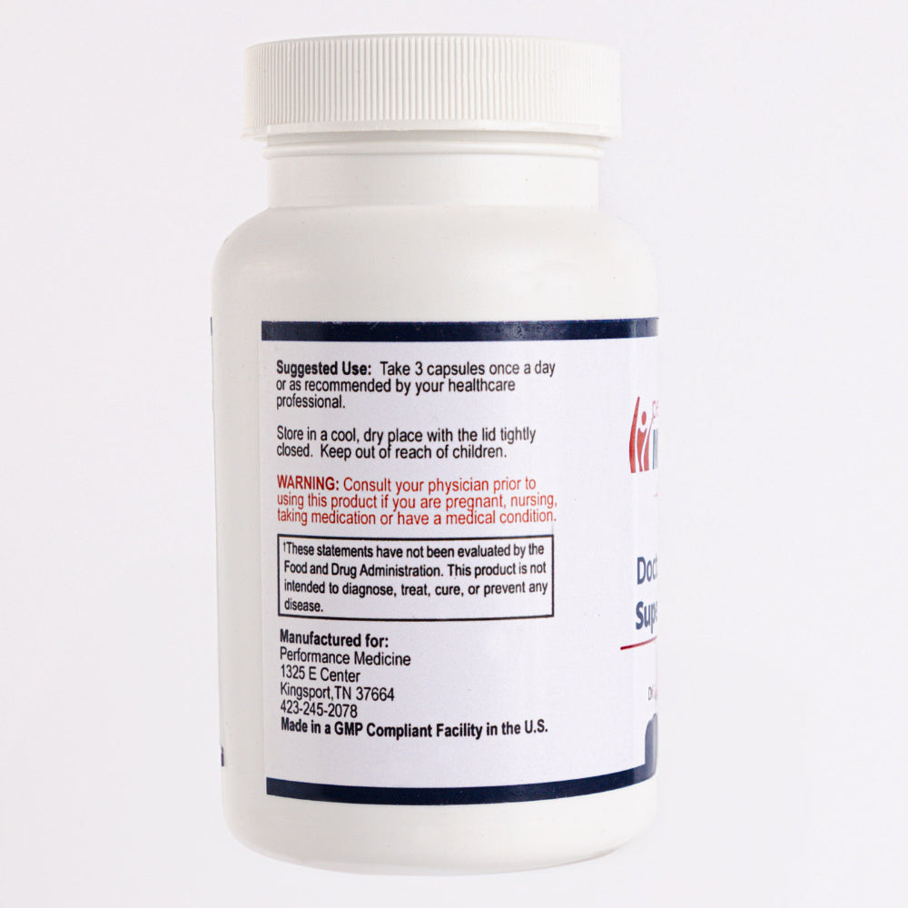 Doctor Rogers Super Vitamin bottle angle view