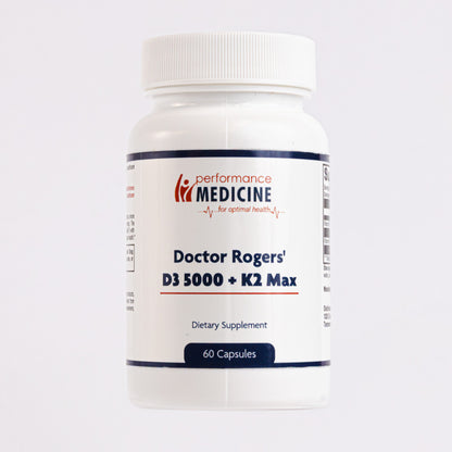 Doctor Rogers D3 5000 + K2 Max - Bone & Heart Health