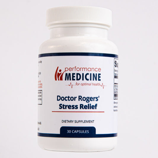 Doctor Rogers Stress Relief bottle - 30 capsules for natural stress management